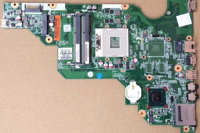 Cost for replacing a laptop motherboard